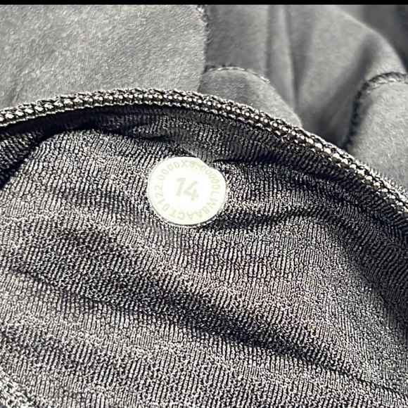 NWOT Lululemon Pace Rival Skirt II (Tall) Black Sz 14 - Picture 5 of 5